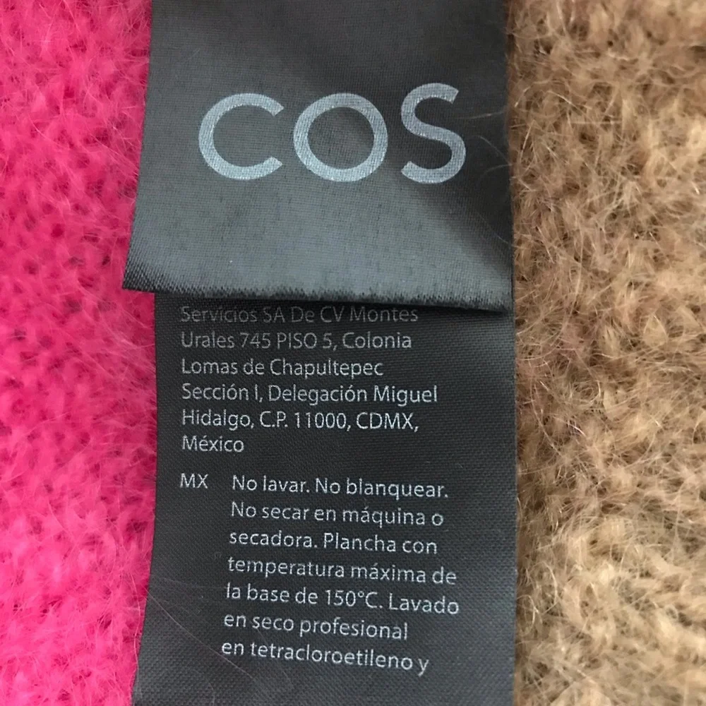 NWOT COS  Knitted   Mohair Wool Sweater SZ XS - Picture 9 of 13